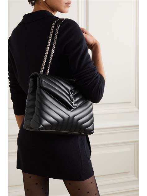 ysl quilted purse|loulou quilted leather shoulder bag.